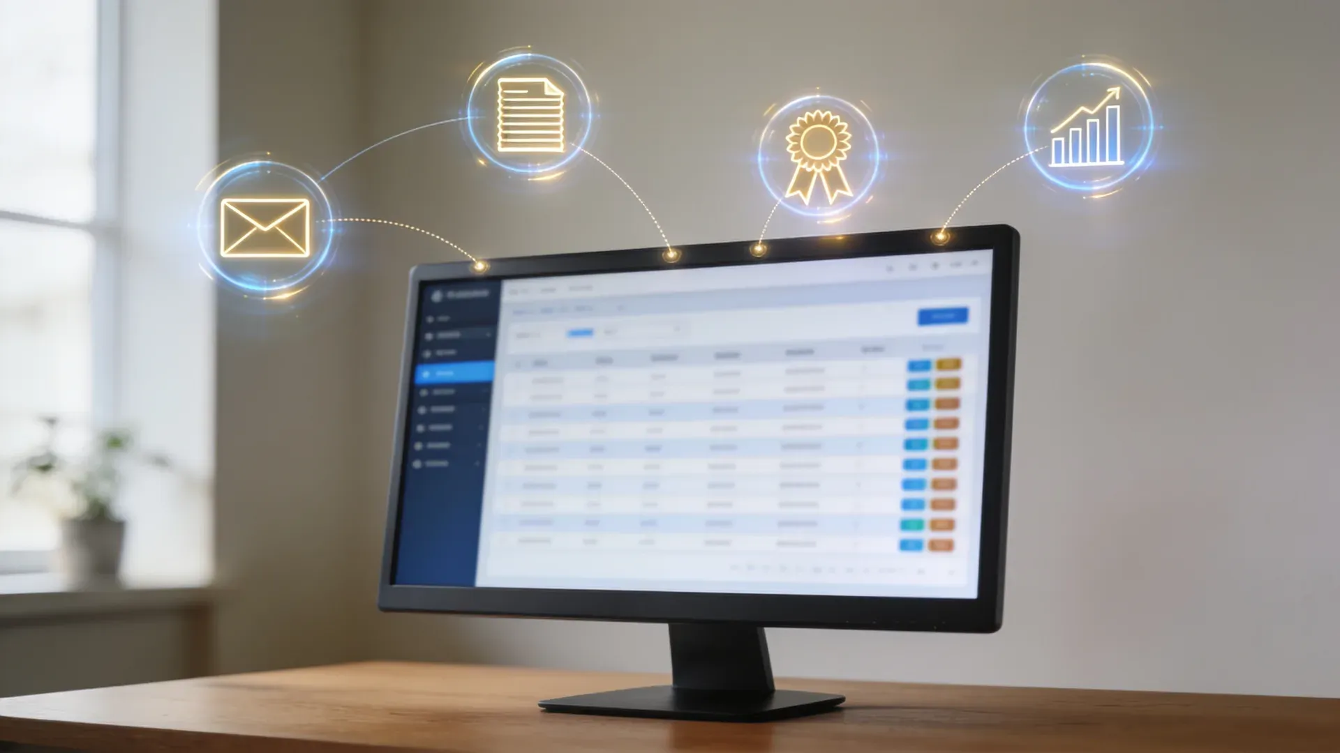 A business's email, documents, and reporting running smoothly on one managed IT system